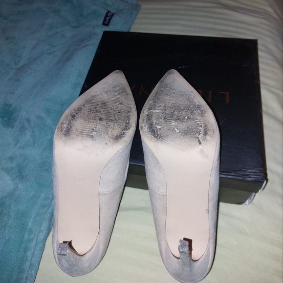 Nude Suede Fringed Shoes - Picture 4 of 4